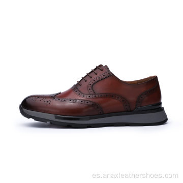 Zapatos de cuero cómodos para hombres